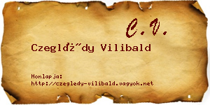 Czeglédy Vilibald névjegykártya